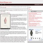 Message From the Editor - Google Advertising Websites That Sell Fake Watches