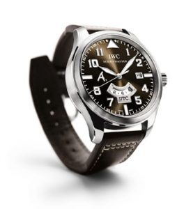 IWC Pilot’s Watch UTC Edition Antoine de Saint Exupéry in platinum. © IWC