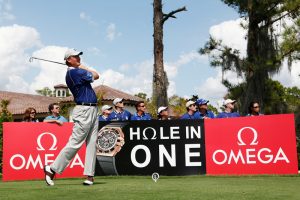 OMEGA the official timekeeper of Tavistock Cup 2009 - Ernie Els teeing off on the third hole ("The OMEGA Hole") at the Tavistock Cup in Orlando, Florida.