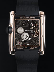 de Grisogono Meccanico dG - Pink gold and rubber