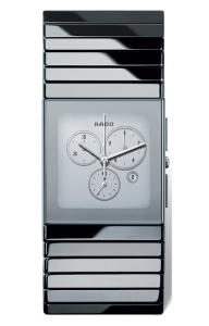 RADO 09- Ceramica Platinum Chrono with Mirror Dial  (XL) R21 911 102