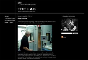 The Lab, newly launched blog of Linde Wenderlin