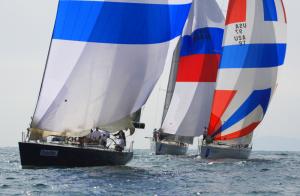 2009 Hoag Regatta - Pyewacket in the lead. Photo Credit - Rich Roberts