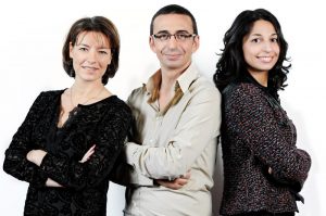 The 3 Associate-Founders of Time Exhibitions Sàrl and Geneva Time Exhibition (From l. to r.: Florence Noël, Dominique Franchino, Paola Orlando)