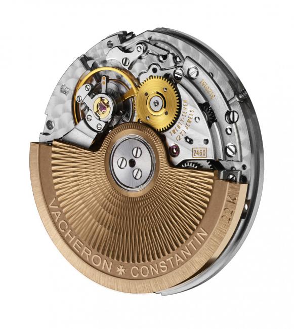 The mechanical self-winding Calibre 2460 SC, developed and manufactured by Vacheron Constantin