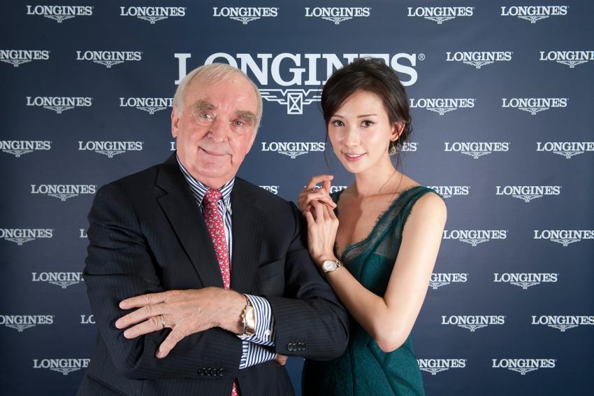 Walter von Känel, President of Longines and Chi-Ling Lin