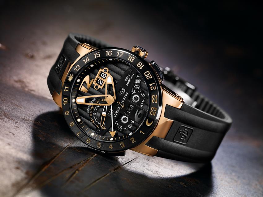 With its black dial and a 43mm rose gold case, the Ulysse Nardin Black Torro is charged with virility!