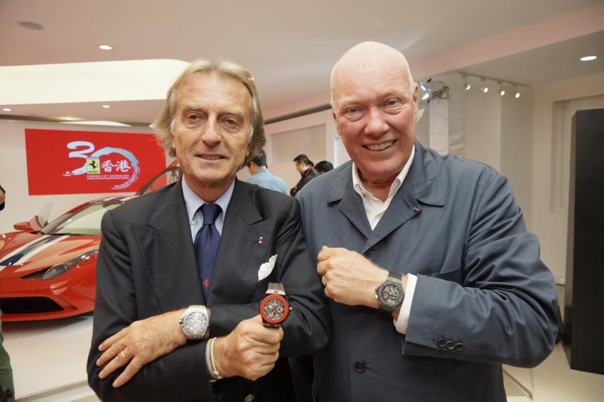 Luca di Montezemolo and Jean-Claude Biver