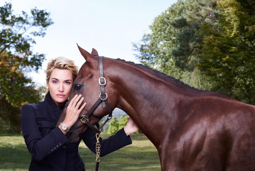 Kate Winslet with a Longines Conquest Classic on her wrist