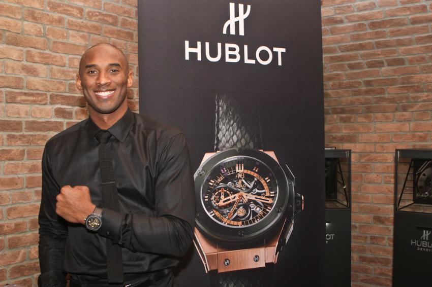 15-Time NBA All-Star, Kobe Bryant and his Hublot King Power Black Mamba King Gold