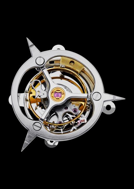 Inversion Principle by Fonderie 47: central 3-minute flying tourbillon