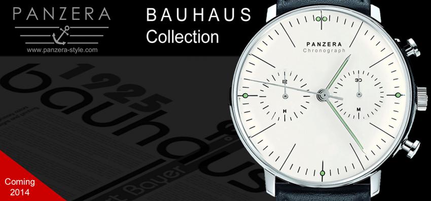Panzera is promising a very competitive price for the “Bauhaus” chronograph