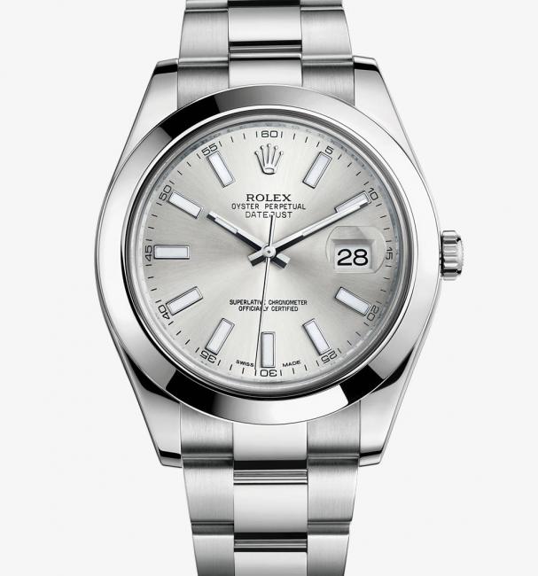 Rolex Datejust II silver dial