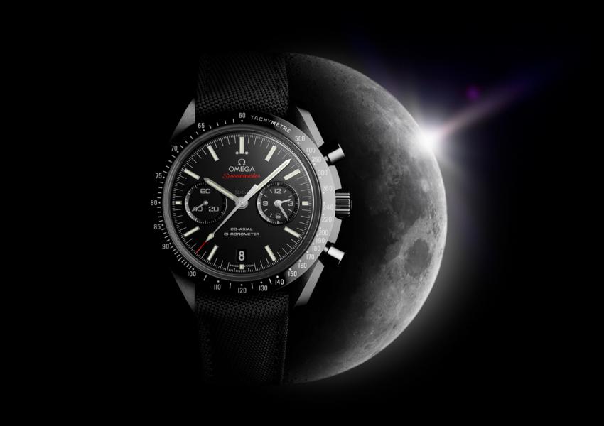 The OMEGA Speedmaster in black ceramic