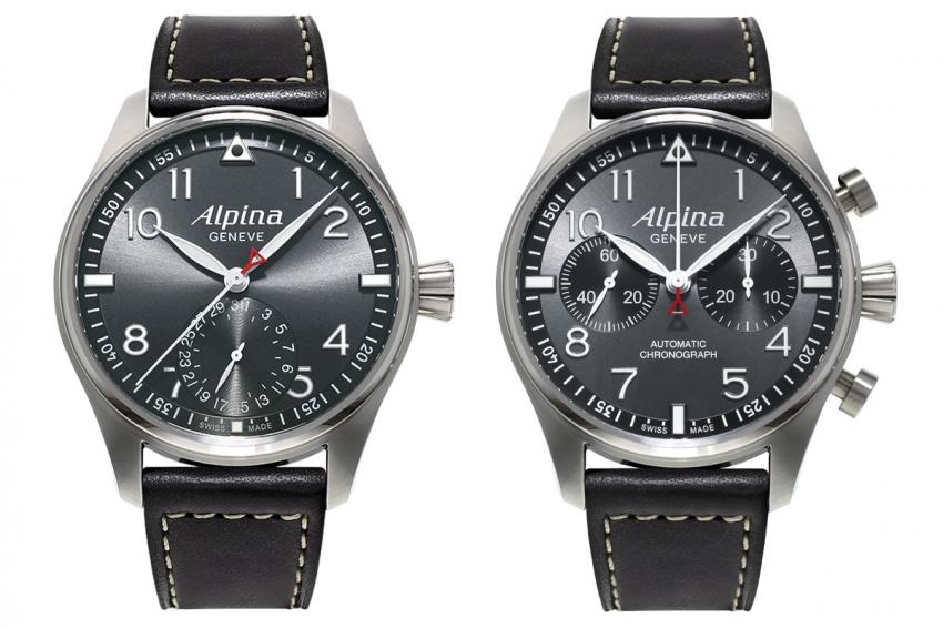 Alpina StarTimer Pilot Manufacture and StarTimer Pilot Automatic Chronograph “Sunray”