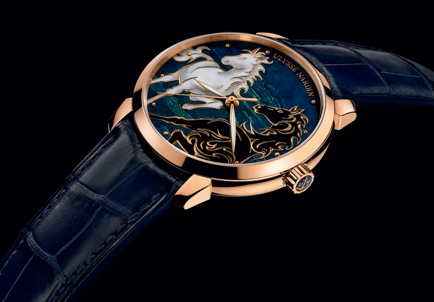 Since 2011 Ulysse Nardin has a long-time collaboration agreement with dial-enameller manufacturer Donzé Cadrans. The Classico Horse is their latest creation.