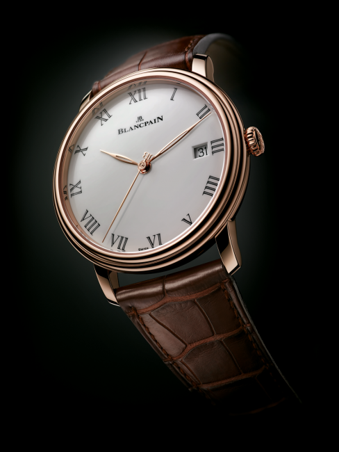 The new Blancpain Villeret with Grand Feu enamel dial and 8 day power reserve Ref. 6630-3631-55B