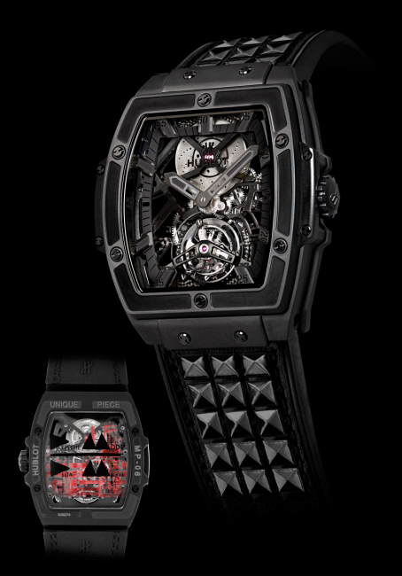 The exceptional unique Hublot "Depeche Mode Tourbillon" .