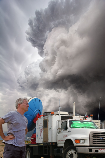 Dr. Joshua Wurman, storm chaser and member of BALL Explorers Club