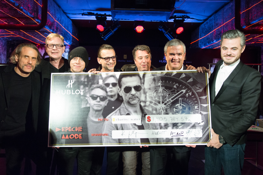 Hublot & Depeche Mode to celebrate another fantastic charitable collaboration benefiting charity: water.