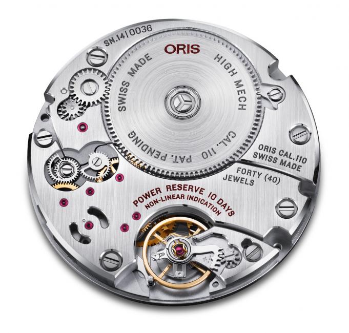 Oris Calibre 110 was developed in-house and produced in partnership with Swiss specialists.