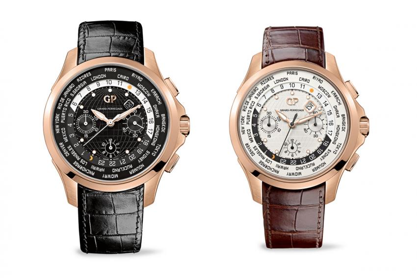 Girard-Perregaux Traveller WW.TC Pink Gold - GP03300-0083 (black dial) and GP03300-0084 (opaline dial)