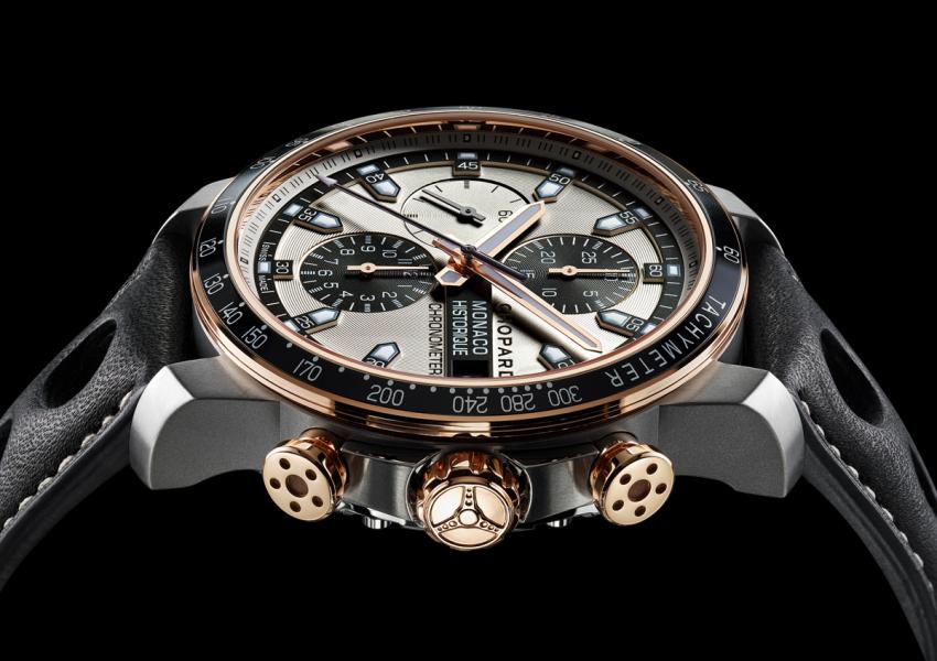 The three models of the GPMH collection come also in a combination of titanium and rose gold.