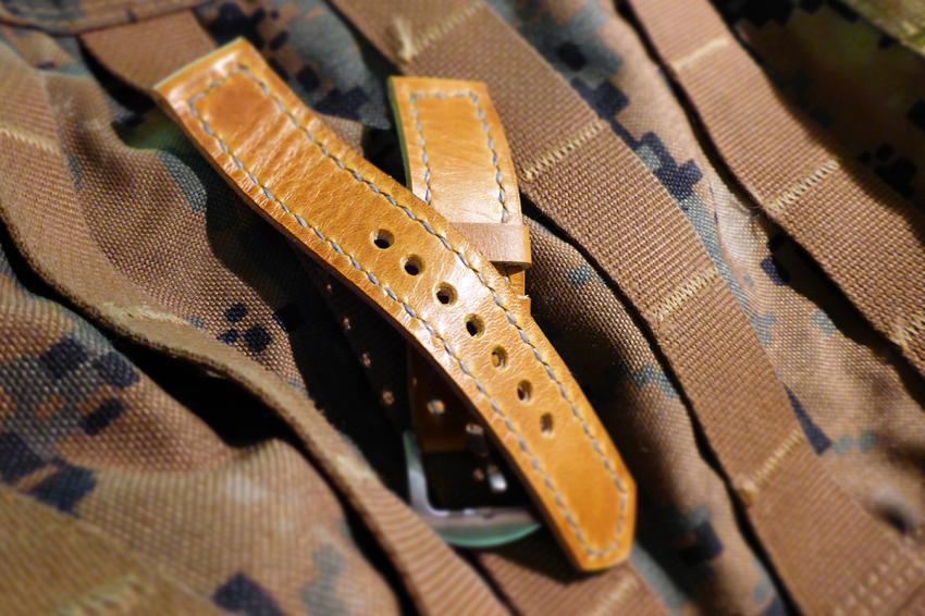 Horveen leather strap made by KC from Canadian Bespoke Strapworks