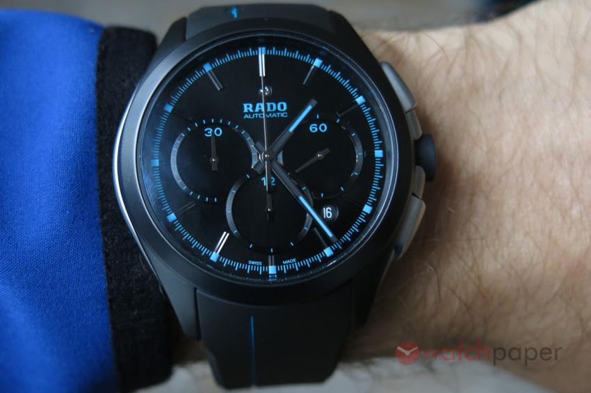 Blue Rado HyperChrome Court wrist shot