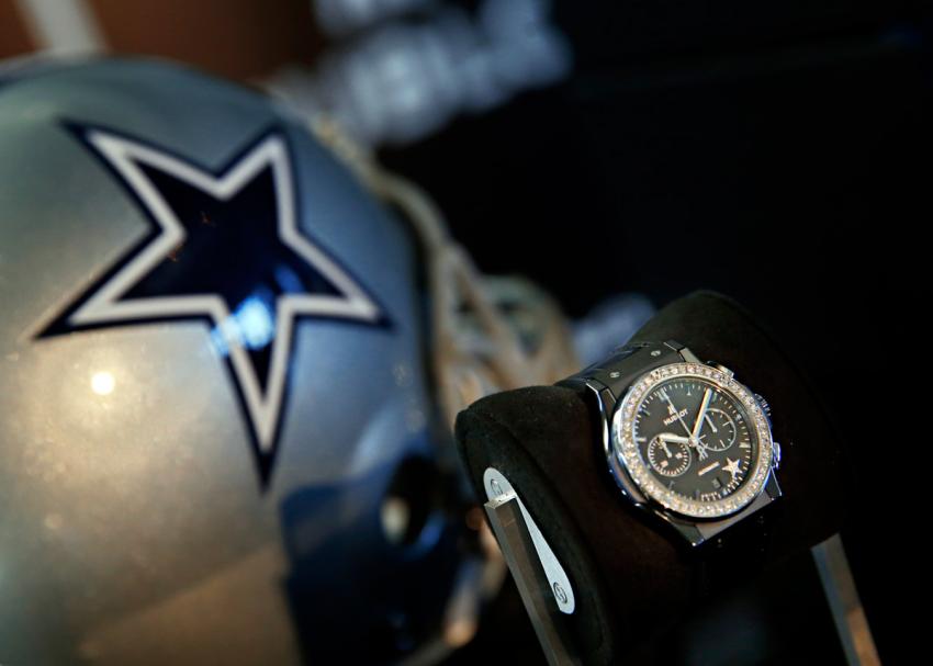 Hublot Classic Fusion Ladies Dallas Cowboys decorated with 42 diamonds and limited to 50 pieces.