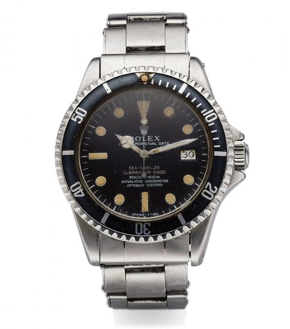 One of the earliest known Rolex Ref. 1665 Sea-Dweller’s ever recorded that formerly belonged to famed filmmaker and oceanographer Philippe Cousteau (Jacques Cousteau’s son).