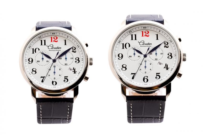 There are two sizes for Le Chrono: an unisex 40 mm and bulkier 46 mm.