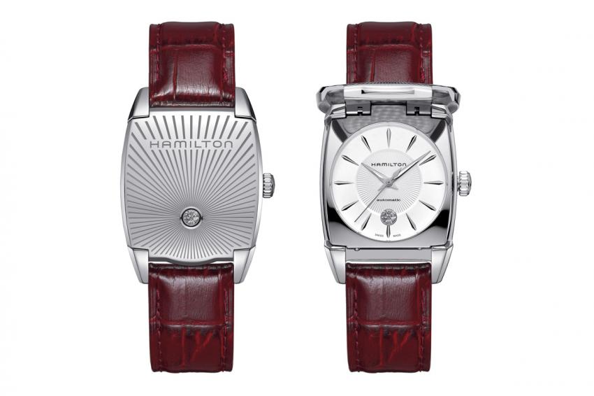 Presented at Baselworld 2014, the Hamilton Flintridge is inspired by a sport watch from the 1930s. 