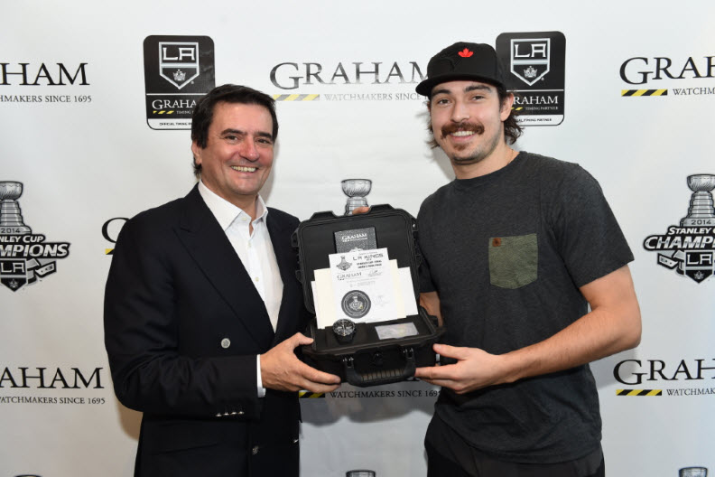 Eric Loth with Drew Doughty