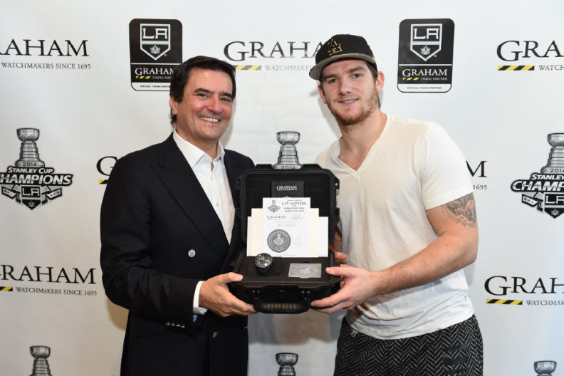 Eric Loth with Jonathan Quick