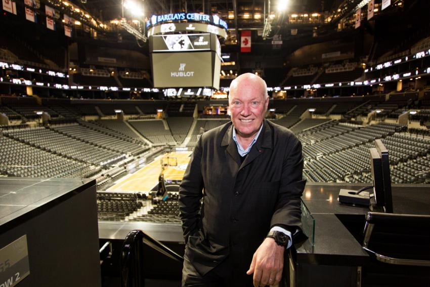 Jean-Claude Biver in New York City at the Barclays Center