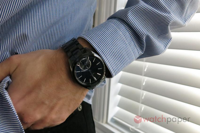 Rado HyperChrome Touch Dual Timer on the wrist.