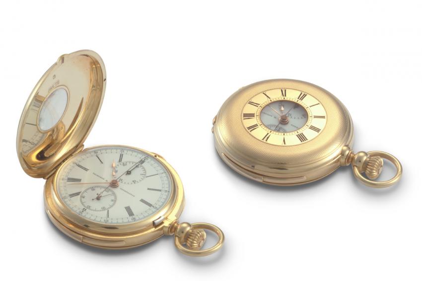 A Vacheron Constantin minute-counter chronograph from 1900, owned by Prince Louis Napoleon.