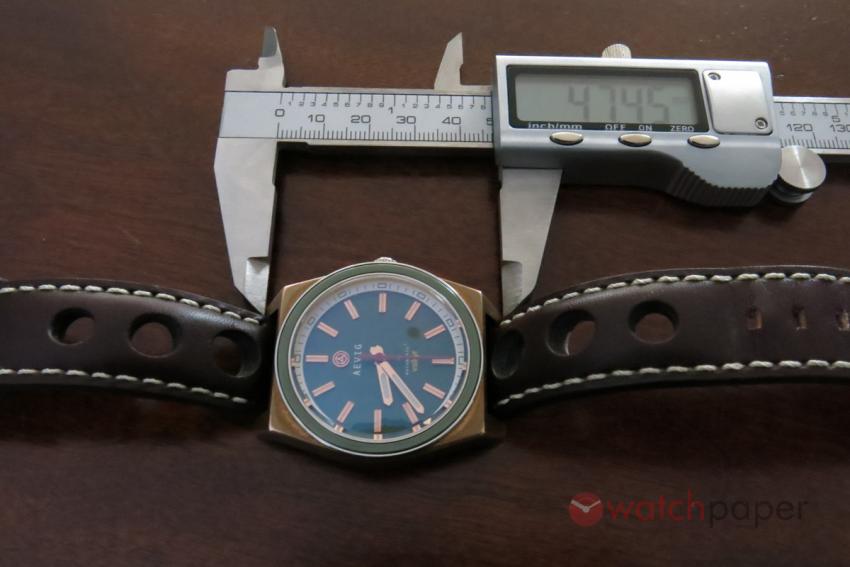 Lug to lug, the Valkyr measures 48 mm