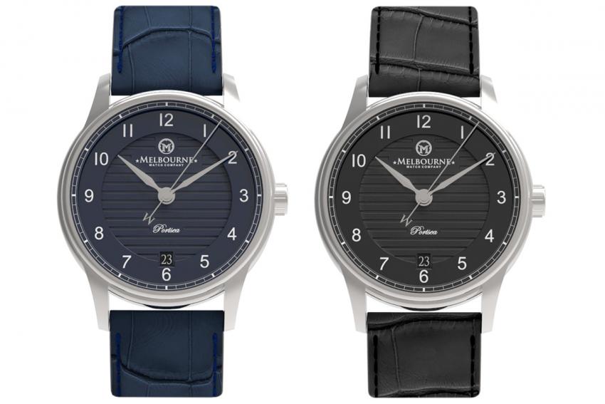 Melbourne Watch Company - Portsea Heritage Blue and Black