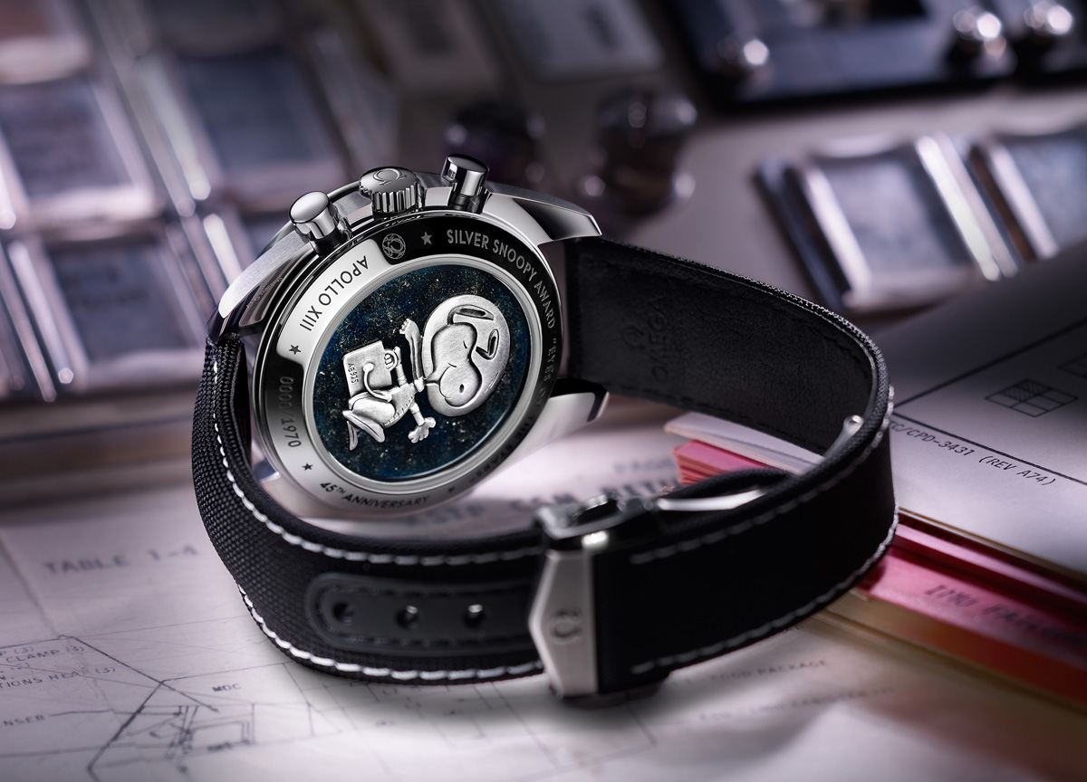The 2015 OMEGA Speedmaster Apollo 13 Silver Snoopy Award WatchPaper