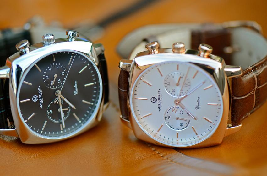 The two versions of the Melbourne Watch Co Carlton