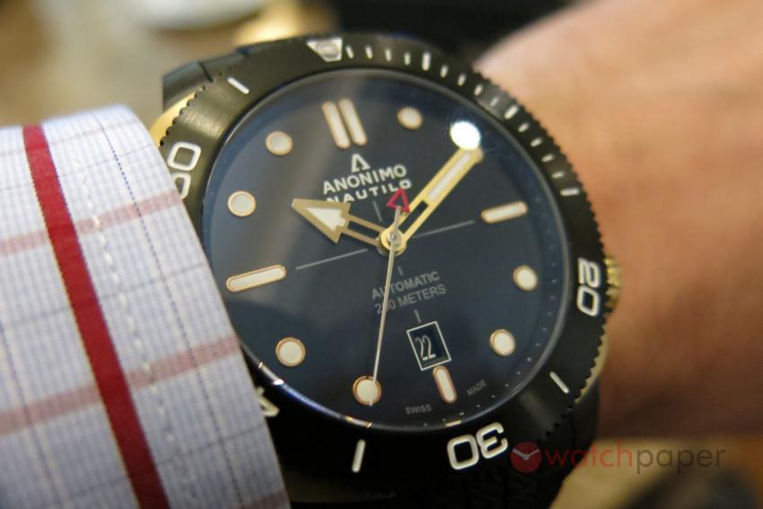 Anonimo Nautilo bronze and black DLC