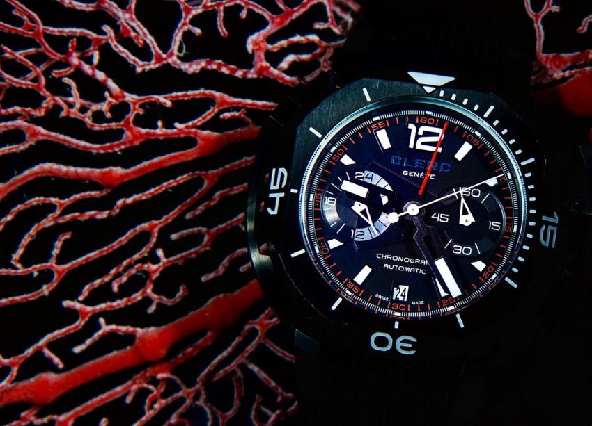 Clerc Hydroscaph Chrono at the Great Barrier Reef in Australia