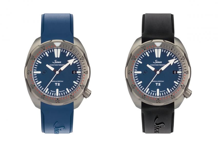 The T2 B on blue and black strap.