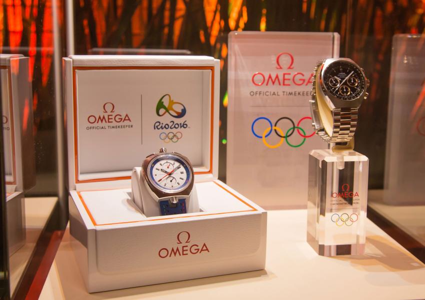 The two "Rio 2016" special edition watches by Omega