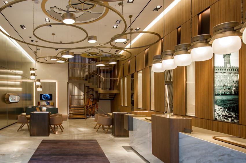 Inside the Panerai boutique in Miami