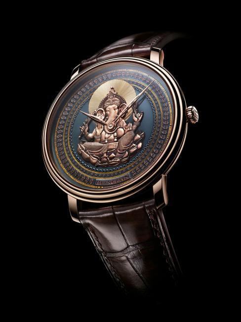 Blancpain, Villeret, cadran Shakudō