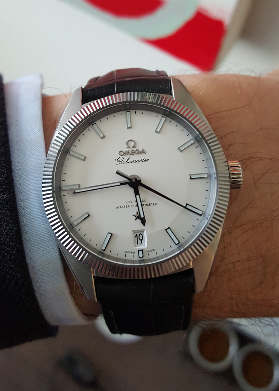 omega globemaster wrist