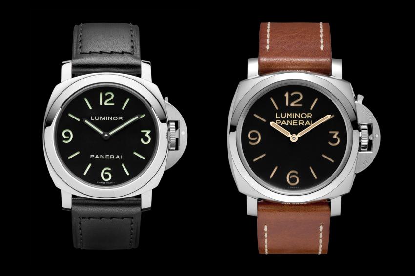 Luminor Base Acciaio - 44mm (PAM00112) and Luminor 1950 3 Days Acciaio - 47 mm (PAM00372)